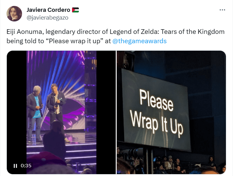 The Game Awards 2023 bị chỉ trích vì vội vàng đuổi các nhà phát triển đoạt giải khỏi sân khấu game4v the awards 2023 2 1702141607 49