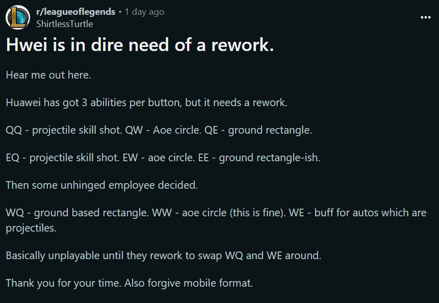 LMHT: Fan kêu gọi rework Hwei chỉ sau 1 ngày ra mắt hc3acnh e1baa3nh 2023 12 08 222105788 1702048867 33