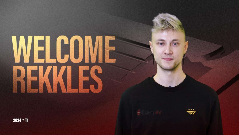 T1 đăng tải hình ảnh kèm bài viết chào mừng Rekkles.