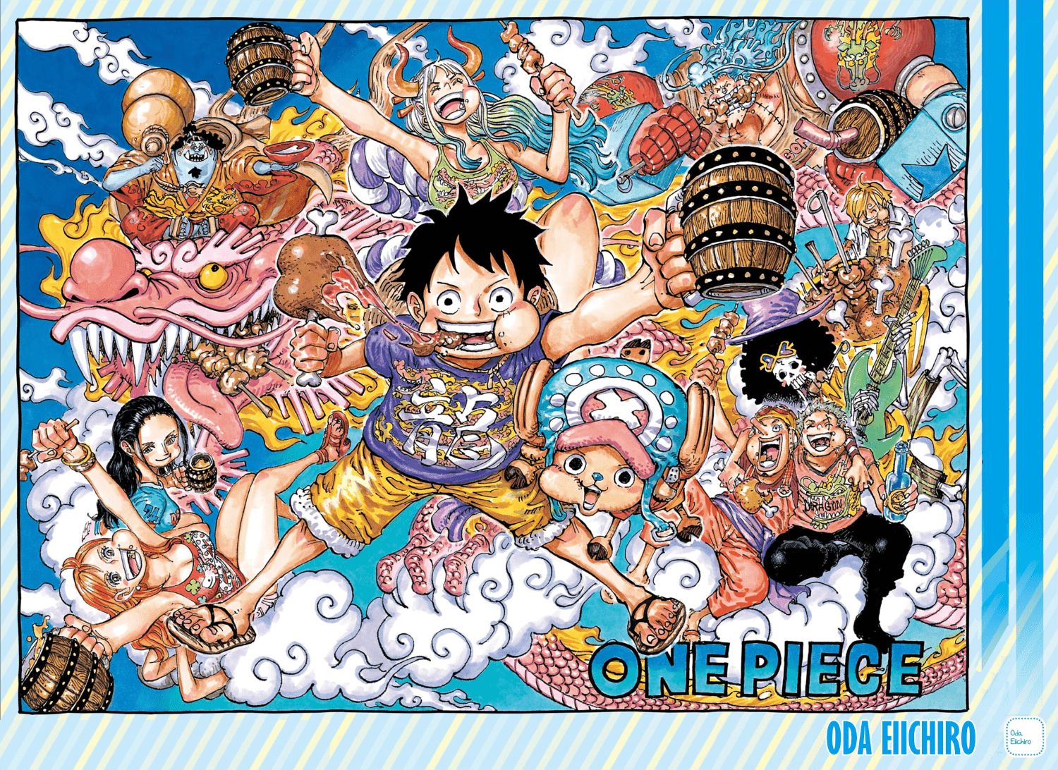 Nội dung manga One Piece chap 1103 trước khi truyện ngưng phát hành đến giữa tháng 1 năm sau