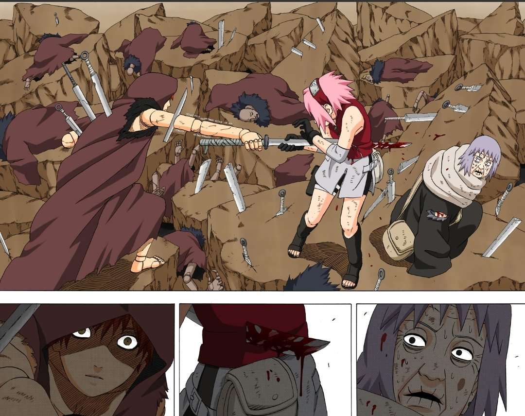 Cuộc đụng độ giữa Sakura và Sasori lại là trận chiến được yêu thích nhất trong Naruto? sasori sakura 2 game4v 1696771277 52