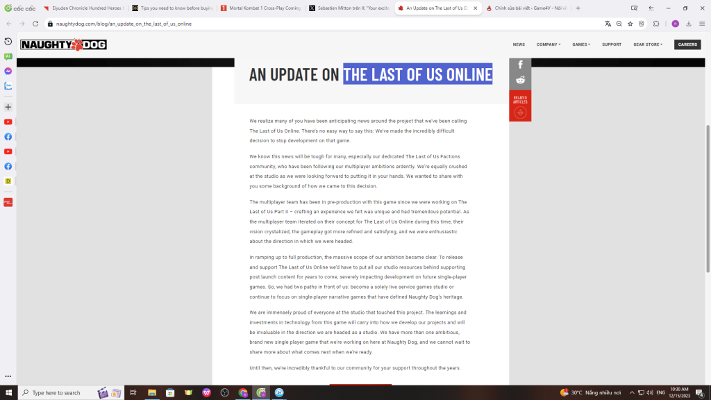 The Last Of Us Online