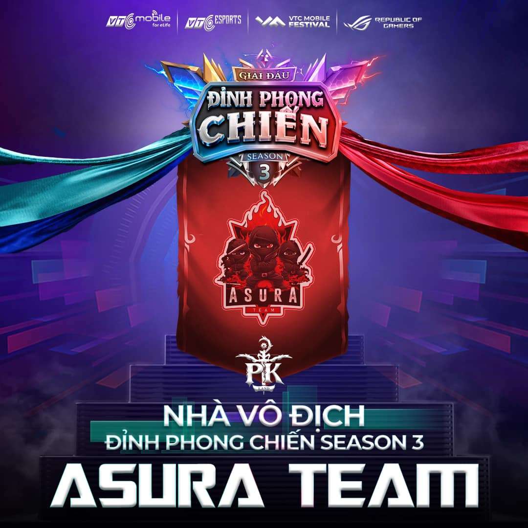 Chức vô địch gọi tên ASURA TEAM.