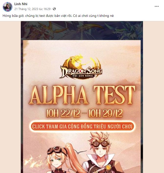 Game thủ Việt công kích diễn đàn Dragon Song trước giờ G – Ai nấy đều yêu cầu NPH mở game ngay lập tức game thu viet cong kich dien dan dragon song truoc gio g ai nay deu yeu cau nph mo game ngay lap tuc 5 1704882907 53