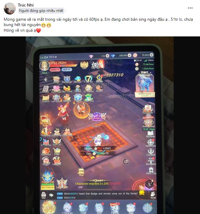 Game thủ Việt công kích diễn đàn Dragon Song trước giờ G – Ai nấy đều yêu cầu NPH mở game ngay lập tức game thu viet cong kich dien dan dragon song truoc gio g ai nay deu yeu cau nph mo game ngay lap tuc 7 1704882929 91