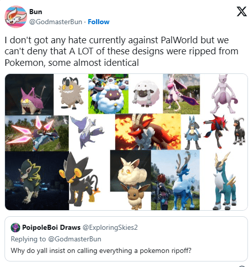 Palworld bị người hâm mộ Pokemon chỉ trích vì ‘đạo nhái’ game4v palworld 3 1705764081 36