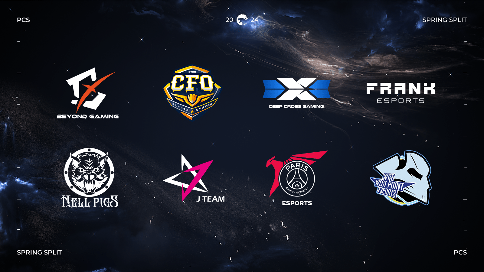 8 đại diện tham dự Vòng Bảng của PCS Mùa Xuân 2024.