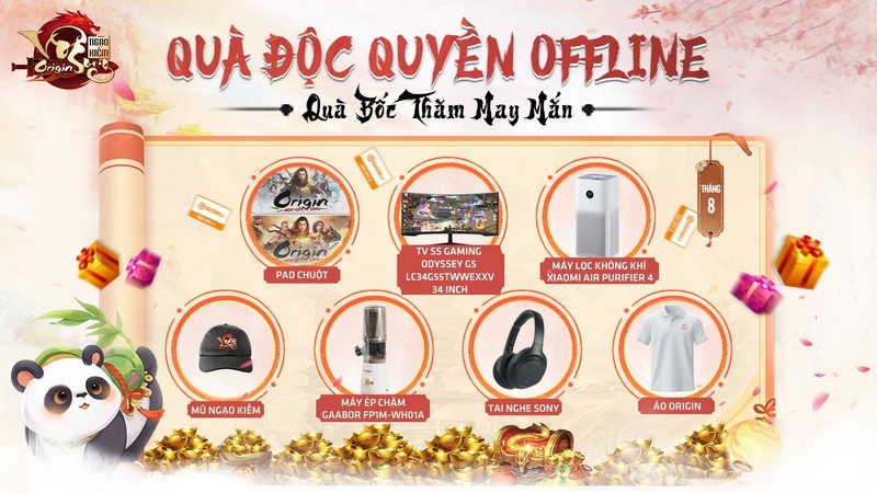 Ngạo Kiếm Vô Song Origin tổ chức Big Offline hoành tráng, chào đón Phiên Bản Hoàn Thiện vào 9/8 0n5a5wi