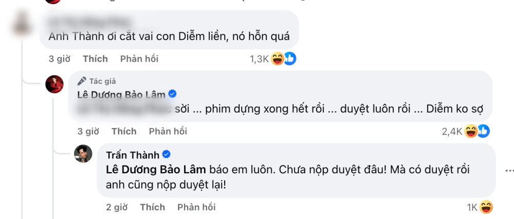 Lê Dương Bảo Lâm công khai