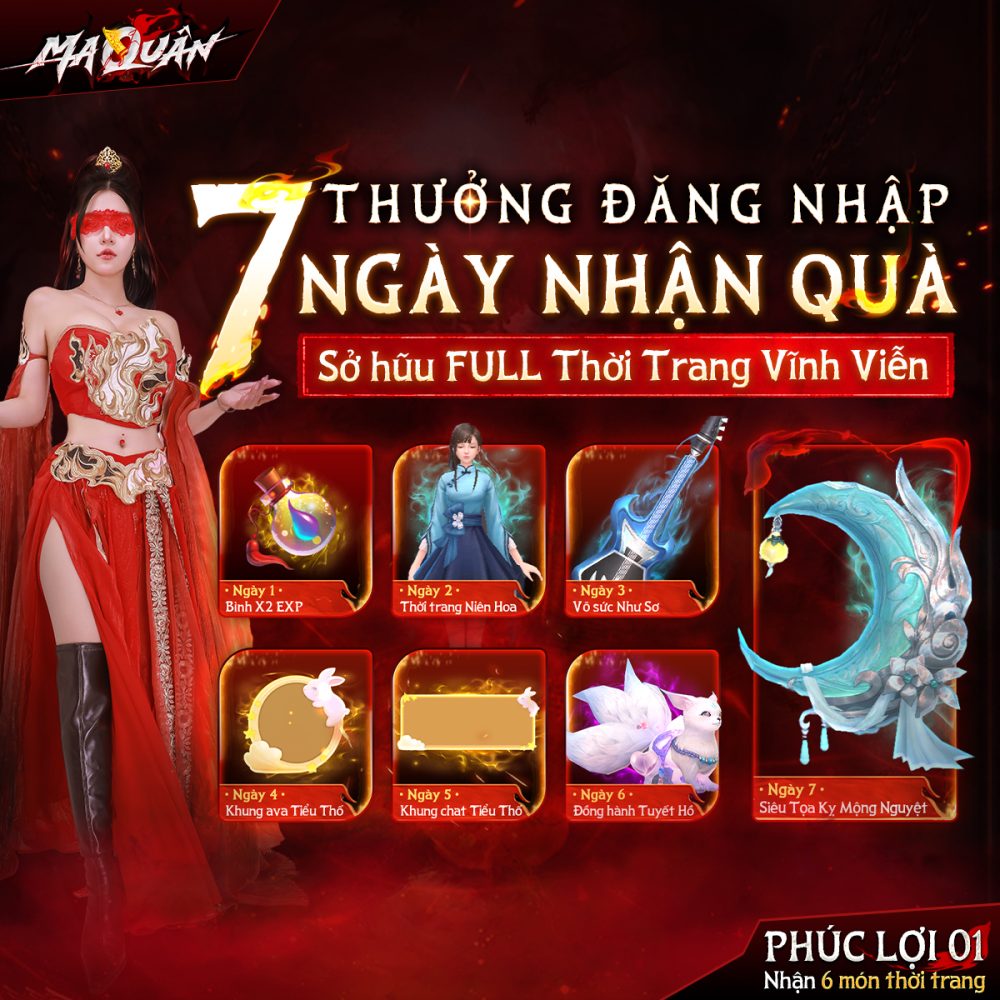 2-1 Rảnh tay cày cuốc, “Hốt bộn” quà ngon trong Ma Quân VTC – Tựa game nhập vai thần thoại trên mobile 2 1