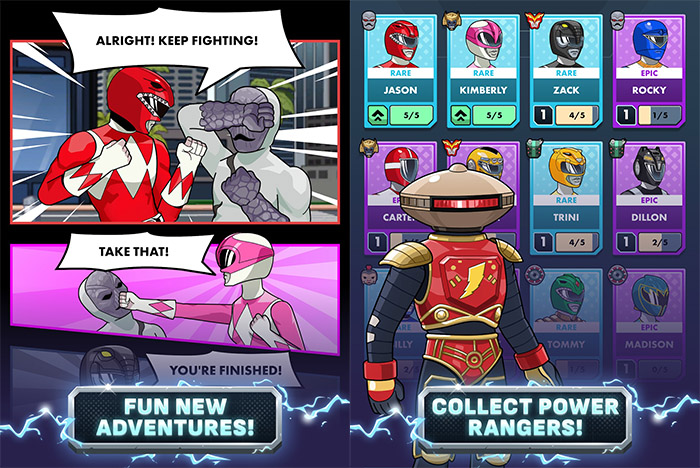 2-3 Power Rangers Mighty Force: game nhập vai hóa thân siêu nhân đánh quái 2 3