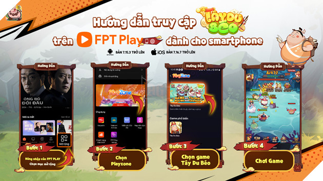 Tay Du Beo VNG Chinh Thuc Trinh Lang Tai FPT Play 2 Tây Du Béo VNG Chính Thức Trình Làng Tại FPT Play 2