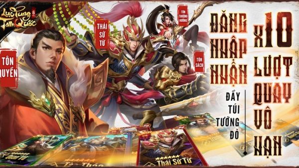 Lục Tung Tam Quốc – Vplay tặng lượt quay vô hạn, nhanh chóng sở hữu đội hình trong mơ 2008 luc tung tam quoc 5jpg