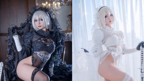 Yuki Neko hóa thân thành 2B trong NieR: Automata với phiên bản Âm Dương 2b nier automata cosplay
