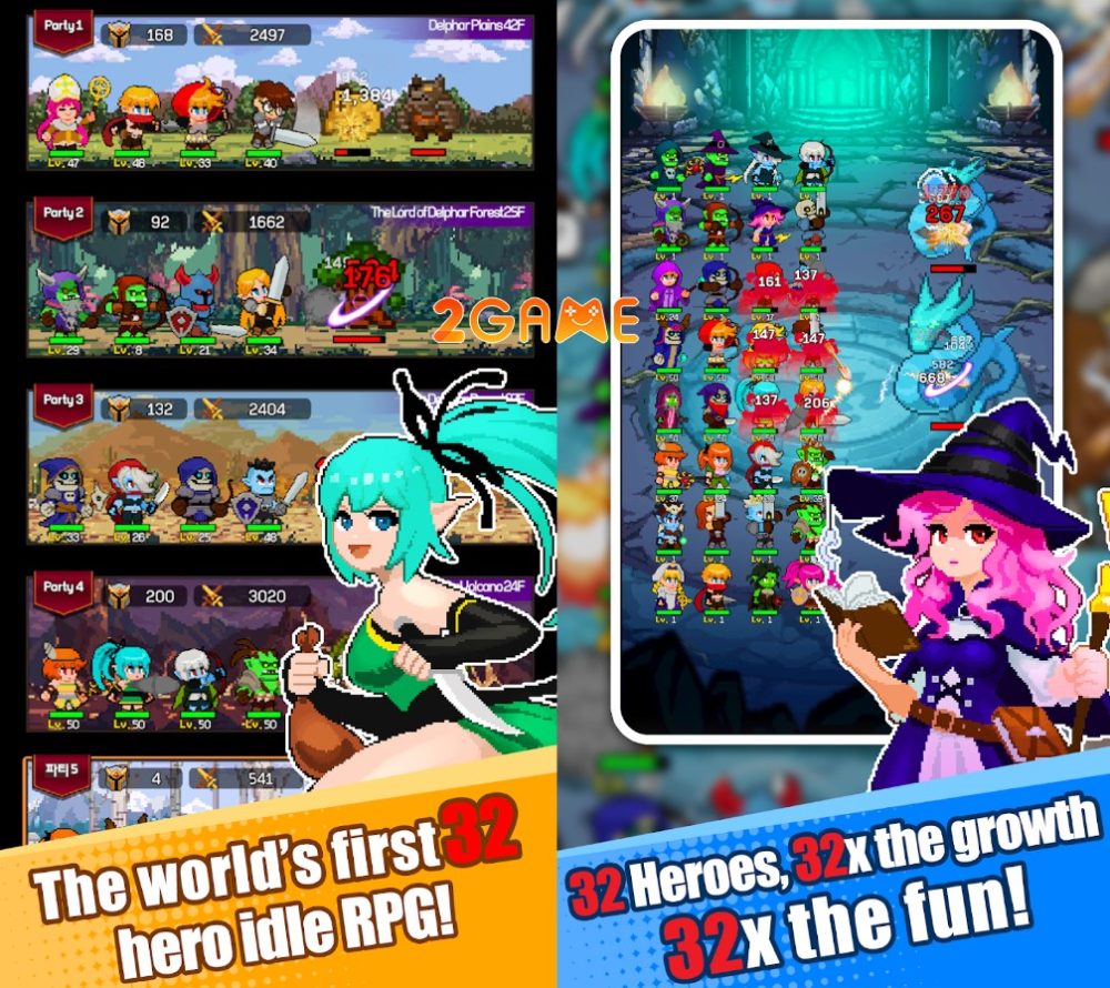 32 Heroes – Tham gia vào cuộc chiến kịch tính với hơn 30 nhân vật khác nhau 32 heroes 1