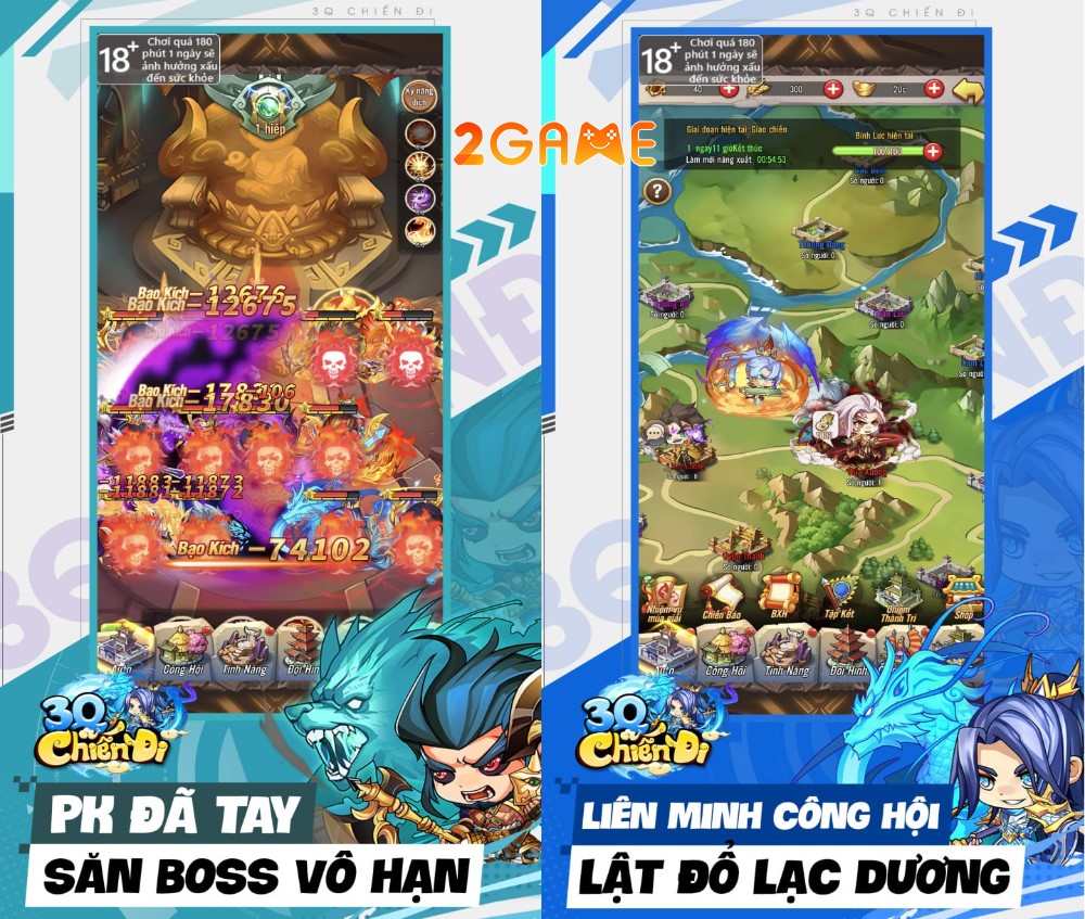 3q-chien-di-3-2 3Q Chiến Đi Lối chơi chiến thuật trong bối cảnh Tam Quốc