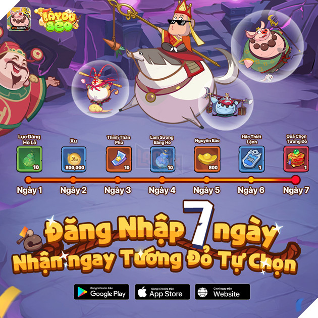 Choi Tay Du Beo VNG - Nhan phuc loi tan thu tha ga 2 Chơi Tây Du Béo VNG - Nhận phúc lợi tân thủ thả ga 2