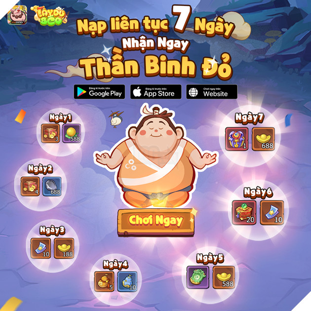 Choi Tay Du Beo VNG - Nhan phuc loi tan thu tha ga 5 Chơi Tây Du Béo VNG - Nhận phúc lợi tân thủ thả ga 5