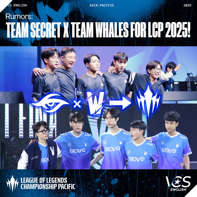 Bat Ngo Ro Ri Thong Tin Sat Nhap Hai To Chuc VCS, San Sang Cho LCP 2025 3 Bất Ngờ Rò Rỉ Thông Tin Sát Nhập Hai Tổ Chức VCS, Sẵn Sàng Cho LCP 2025 3