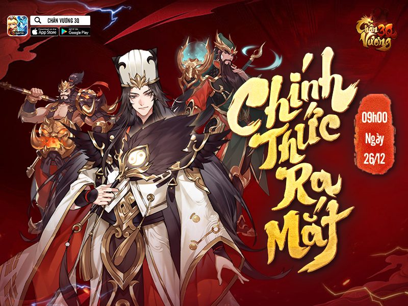 Game hot Chân Vương 3Q Mobile chính thức ra mắt 26/12- Ảnh 1. Game hot Chân Vương 3Q Mobile chính thức ra mắt 26/12- Ảnh 1.