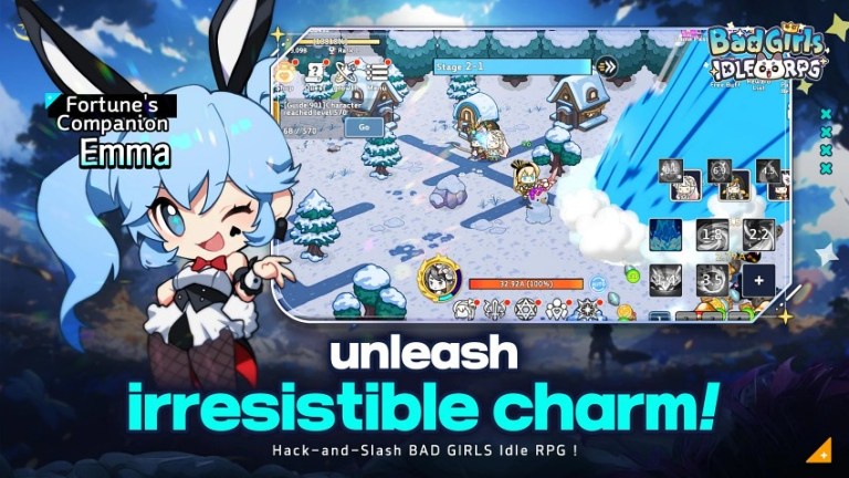 Bad Girls IDLE RPG: Game nhập vai hành động nhàn rỗi với dàn nhân vật nữ cực kỳ cá tính 9rqjzke