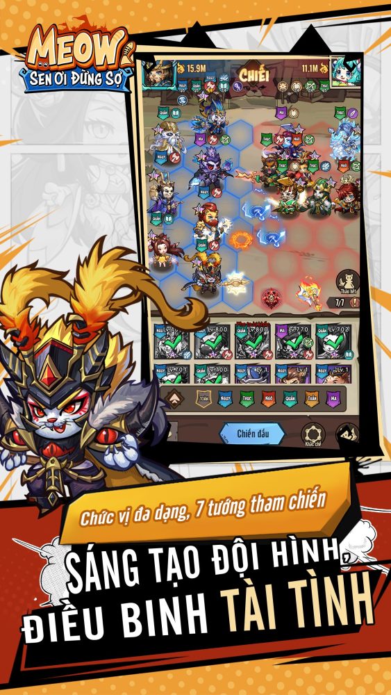 Cùng Boss xưng bá Tam Quốc tại Meow! Sen Ơi Đừng Sợ! - Ảnh 1. Cùng Boss xưng bá Tam Quốc tại Meow! Sen Ơi Đừng Sợ! - Ảnh 1.