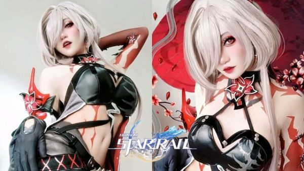 Chiêm ngưỡng bộ ảnh cosplay Acheron - Nữ chiến binh băng giá quyến rũ trong Honkai: Star Rail acheron honkai star rail cosjpg