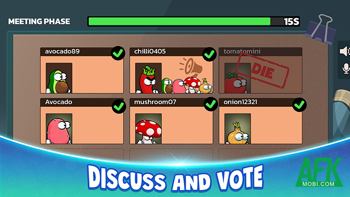 Agent Veggie BCO - Among Us phiên bản rau củ quả do VNG ZingPlay sản xuất 4