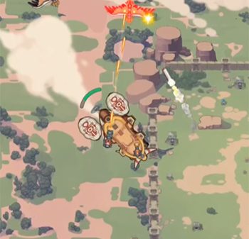 Airship Go! cho bạn phát triển chiếc tàu bay của mình và khám phá bầu trời rộng lớn afkmobi airshipgo 1jpg