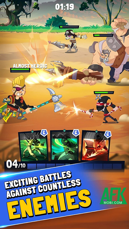 Almost Heroic - Fantasy RPG game nhập vai chiến thuật dùng thẻ bài mới lạ 3