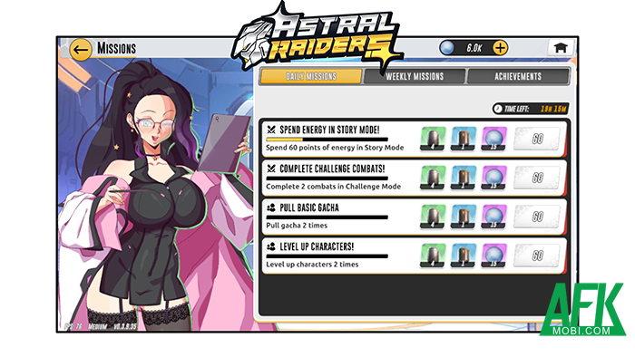 Astral Raiders cho game thủ tập hợp đội hình các nữ waifu điều khiển mecha của mình 3
