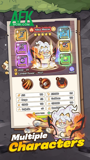 Cùng những chú mèo ngộ nghĩnh phòng thủ trước bọn quái vật trong Attack on Neko TD 3