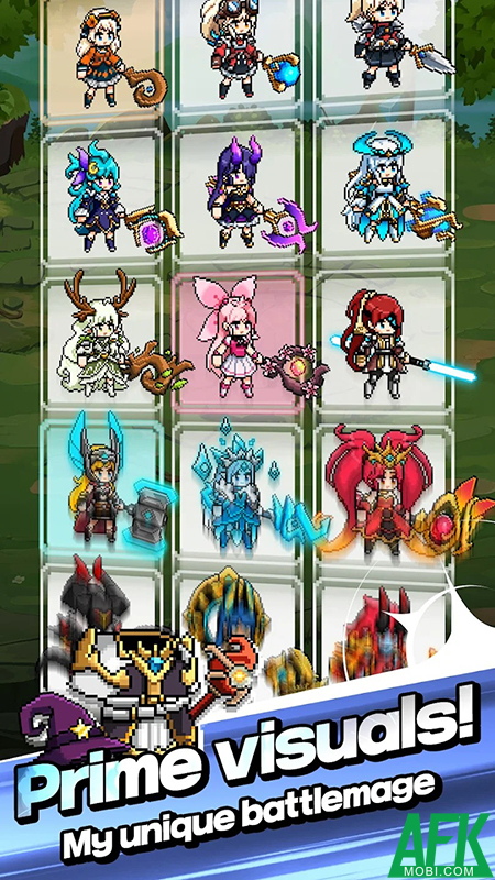 Từ cô nàng pháp sư tập sư trở thành một pháp sư vĩ đại trong Battlemage Idle 3