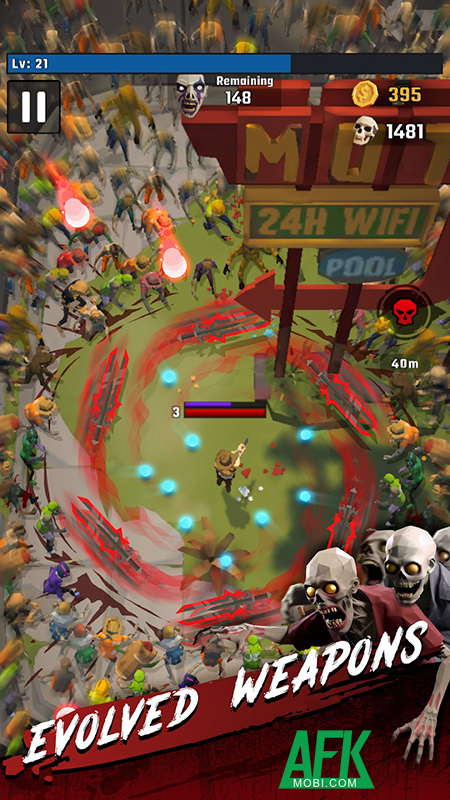 Sinh tồn trước lũ thây ma trong thế giới tận thế với game Biters & Bullets: Survivor RPG 2 Sinh tồn trước lũ thây ma trong thế giới tận thế với game Biters & Bullets: Survivor RPG 2