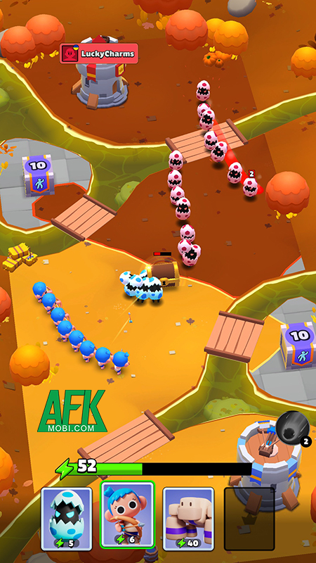 Brush Blitz cho bạn so tài chiến thuật với người chơi khác trong việc phá hủy lâu đài của nhau 0