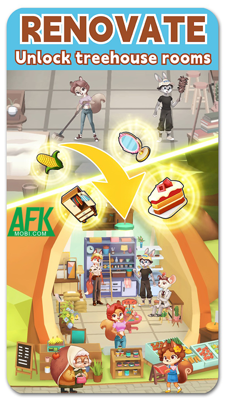 Casey's Treehouse đưa bạn giúp đỡ cô nàng sóc sửa chữa lại ngôi nhà trên cây 4 Casey's Treehouse đưa bạn giúp đỡ cô nàng sóc sửa chữa lại ngôi nhà trên cây 4