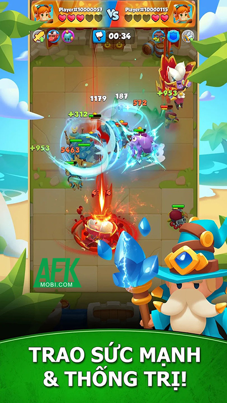 Castle Duels: PvP Merge Battle nơi các game thủ so tài chiến thuật và sự may mắn 3