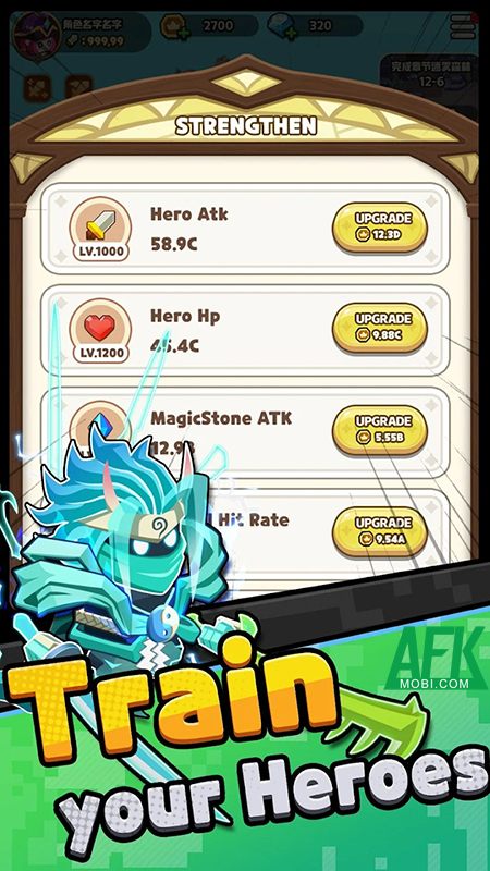 Dẫn dắt các anh hùng bảo vệ lâu đài di động trong game idle Castle Watch 1