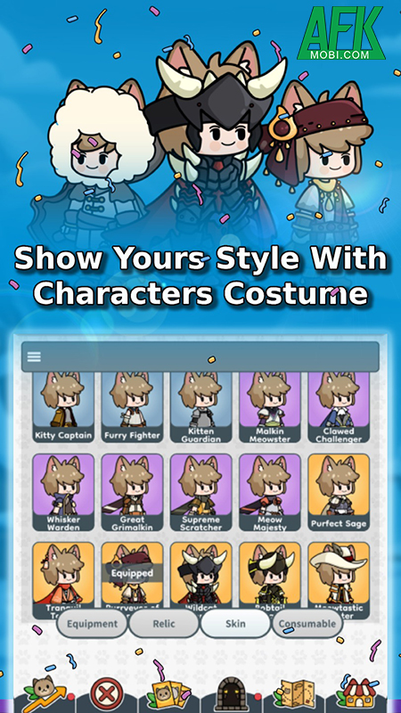 Cùng các anh hùng furry mèo bắt đầu cuộc phiêu lưu trong Cat Legends: Idle RPG Games 4 Cùng các anh hùng furry mèo bắt đầu cuộc phiêu lưu trong Cat Legends: Idle RPG Games 4