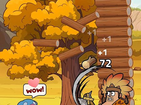 Bước vào thế giới tiền sử và trở thành tộc trưởng của một bộ lạc tiền sử trong Cavecraft afkmobi cavecaft 1jpg