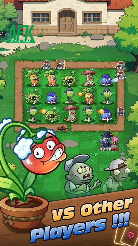 Crazy Plants Corps game so tài phòng thủ PvP lấy chủ đề từ Plants vs Zombies 1 Crazy Plants Corps game so tài phòng thủ PvP lấy chủ đề từ Plants vs Zombies 1
