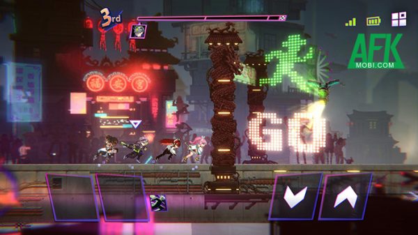 So tài chạy đua vượt chướng ngại vật trong game trực tuyến Cyber Parkour afkmobi cyberparkour 1jpg