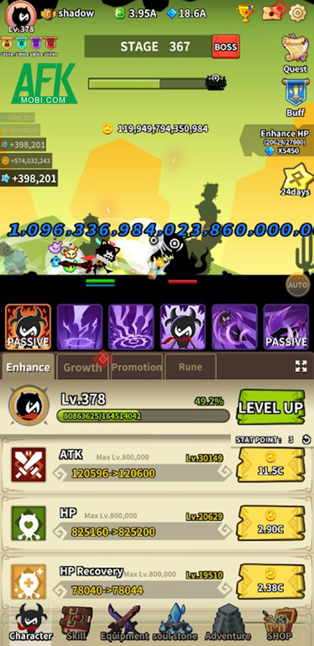 Demon Hero: Idle RPG cho bạn nhập vai anh hùng quỷ bóng tối 0 Demon Hero: Idle RPG cho bạn nhập vai anh hùng quỷ bóng tối 0