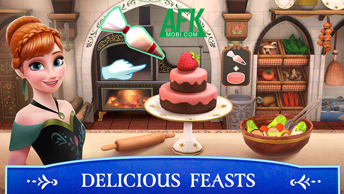 Khám phá lâu đài Arendelle trong phim Frozen tại game Disney Frozen Royal Castle 2