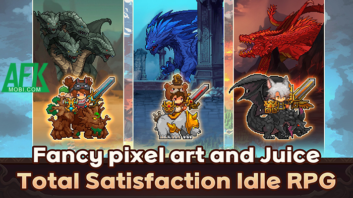 Bắt đầu cuộc hành trình truy tìm rồng xanh trong game nhàn rỗi Dragon Slayer: IDLE RPG 0