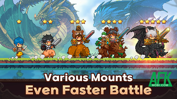 Bắt đầu cuộc hành trình truy tìm rồng xanh trong game nhàn rỗi Dragon Slayer: IDLE RPG 1