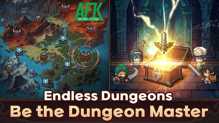 Bắt đầu cuộc hành trình truy tìm rồng xanh trong game nhàn rỗi Dragon Slayer: IDLE RPG 3