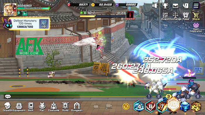 Bắt đầu hành trình giải cứu Trái Đất cùng Myu trong game DragonSpear: Myu Idle RPG 3