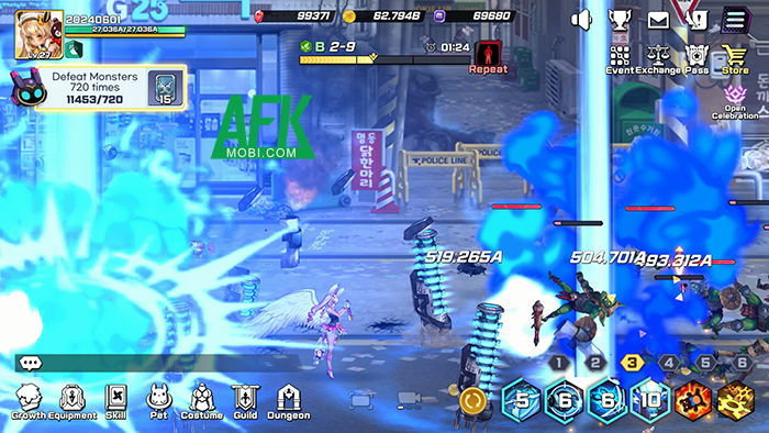 Bắt đầu hành trình giải cứu Trái Đất cùng Myu trong game DragonSpear: Myu Idle RPG 2