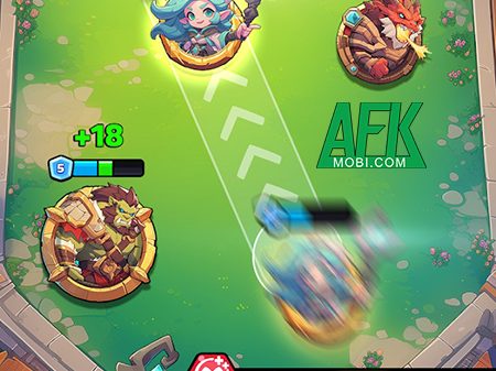 Kết hợp kỹ năng bắn bi và khả năng chiến lược để đánh bại kẻ thù trong Dungeon Heroes afkmobi dungeonheroes 1jpg